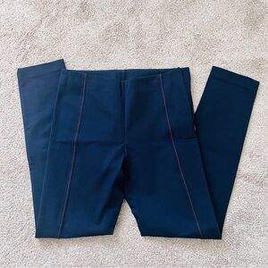 JOSEPH Navy High-Waisted Slim Trousers – Stretchy, Brand New Condition Size 36